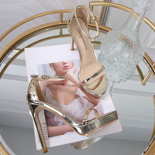 レビュー投稿で+5%還元】サンダル レディース ハイヒール ピンヒール