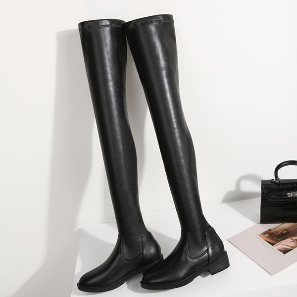 レビュー投稿で+5%還元】ブーツ レディース ロングブーツ オーバーニー