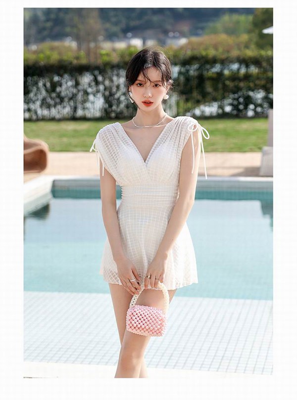 レビュー投稿で+5%還元】ワンピース水着 体型カバー レディース クロス