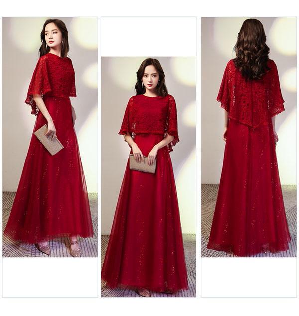 無料裾上げ対応】ロングドレス ドレス 大人 黒 赤 演奏会 パーティー