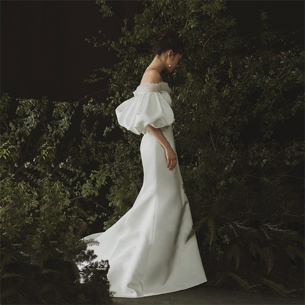 レビュー投稿で+5%還元】花嫁 ウェディングドレス マーメイドドレス