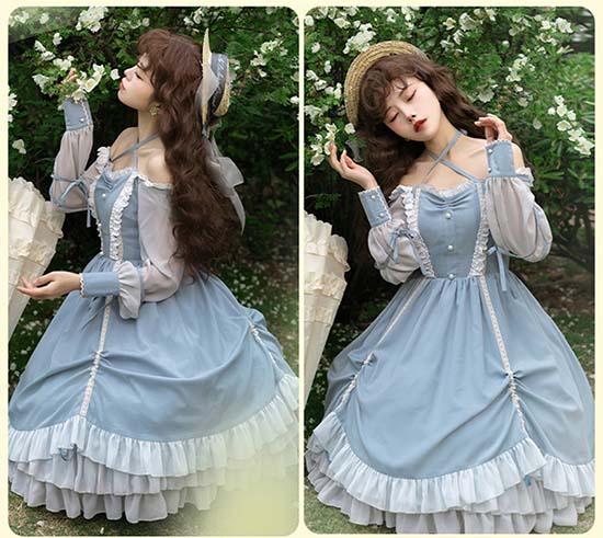 【レビュー投稿で+5%還元】ロリータ 春服ワンピース コスプレ セーラー リボン 長袖 lolita衣装 仮装 衣装 コスチューム こすぷれ コス おすすめ 可愛い セクシー 大人 レディース コスプレ衣装 あす楽 cosplay 文化祭 学園祭 衣装 dg031z7z7q3 レビュー投稿で+5%還元】ロリータ 春服ワンピース コスプレ セーラー