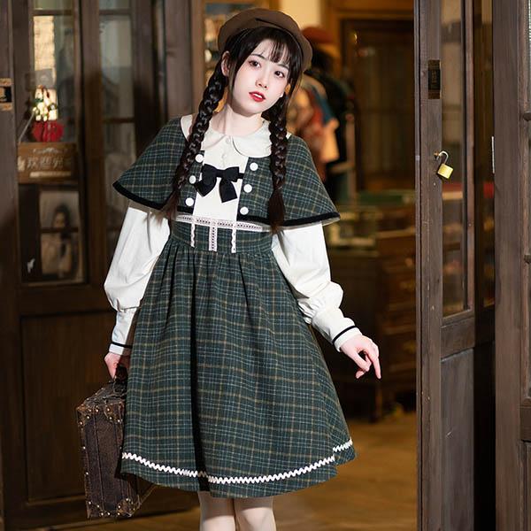 【レビュー投稿で+5%還元】長袖ワンピース ロリータ lolita コスチューム 春服レディース パーティー 発表会 ワンピース かわいい おしゃれ 学園祭 文化祭 イベント 可愛い レディース Aライン グリーン dg033z7z7q3 レビュー投稿で+5%還元】長袖ワンピース ロリータ lolita コスチューム