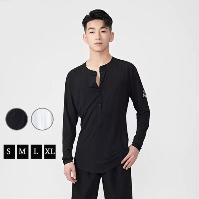 社交ダンス衣装 トップス メンズ ラテン ラテンダンス用シャツ 男性用 ダンス衣装 ダンスウェア 練習着 ワルツ チャチャチャ ルンバ ラテン ラテンダンスシャツ ステージ 衣装 男性社交ダンス衣装 競技用 演出