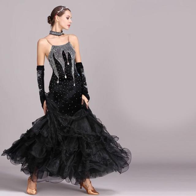 スタンダード練習着ワンピース 発表会、ダンスパーティーに最適 新品