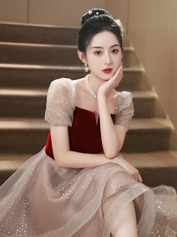 ドレス 大人 ピアノ 発表会 ぽっちゃり 大きいサイズ イブニングドレス