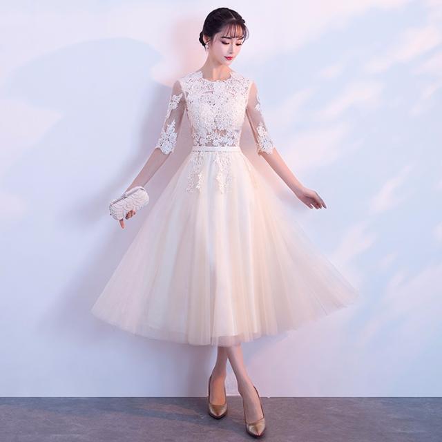 【送料無料】 パーティードレス 大きいサイズ ドレス ロング丈 結婚式 ミモレ丈 成人式 花嫁ドレス 二次会 演奏会 韓国 披露宴ドレス 発表会 ブライドメイド 司会者 ミディアム パーティードレス 大きいサイズ ドレス ロング丈 結婚式 ミモレ丈 成人