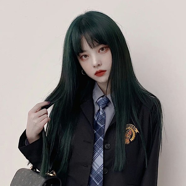 ウィッグレディース グリーンウィッグ長髪 かつらロングストレートウィッグ可愛い かわいい 大人用 コスプレ ロリータ ゴスロリ原宿風 仮装 超自然 かつら小顔 文化祭 イベント 学園祭 ハロウィンの通販は 4,836円