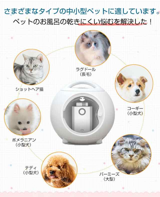 ペットドライヤー ハウス 自動 犬 猫 ペット乾燥箱 超amyのお得商品