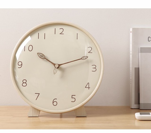 送料無料 壁掛け時計 置き時計 インテリア 時計 2way 木製 電池 静音 25cm 壁掛け時計 かけ時計 壁掛時計 時計 アンティーク  オシの通販はau PAY マーケット 華麗販売
