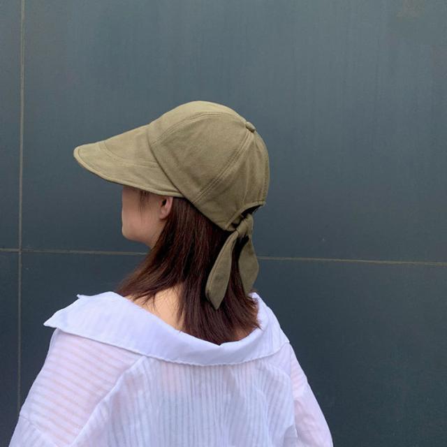 キャップ レディース 秋冬 春夏 バックリボン リボンキャップ 可愛い スエード コットン 綿100 帽子 無地 小学生 女の子 ママ 親子 ペの通販はau Pay マーケット Midori