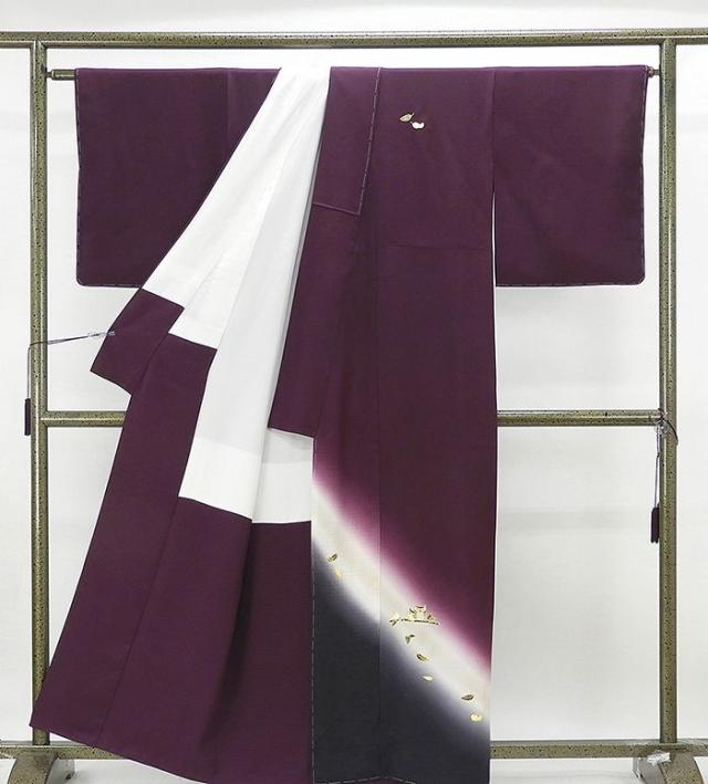 訪問着 未着用美品 正絹 螺鈿作家 藤本隆士作 身丈159cm 裄丈