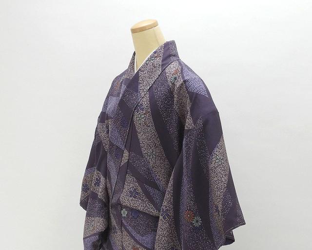 小紋 新品仕立済 正絹 大久保玄才 そめのざ玄才作 小紋 身丈