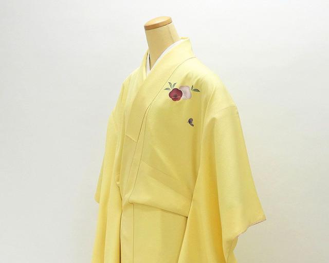 振袖 正絹 四季花模様 身丈171.5cm 裄丈67.5cm 振袖 リサイクル 着物 e0806