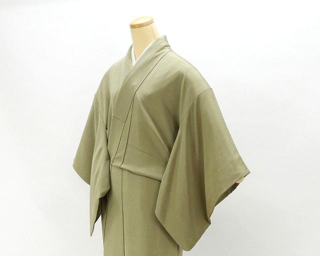 色留袖 正絹 松尾光琳 立浪歌合せ模様 色留袖一つ紋 良品 リサイクル 着物_2