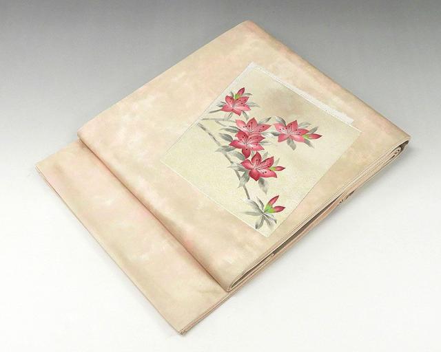 袋帯 正絹 皐月模様 袋帯 リサイクル 中古 結婚式 入学式 卒業式 パーティー g0701