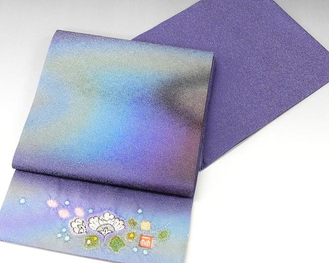 袋帯 未着用美品 正絹 久保田一竹 一竹辻が花 一竹工房 辻が花絞り 袋帯 未使用 新古品