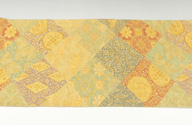 袋帯 正絹 松藤匹田模様 良品 リサイクル 中古 フォーマル 礼装用