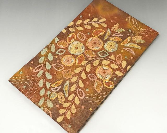 袋帯 未着用美品 正絹 絞り辻が花模様 袋帯 未使用 新古品 結婚式 入学