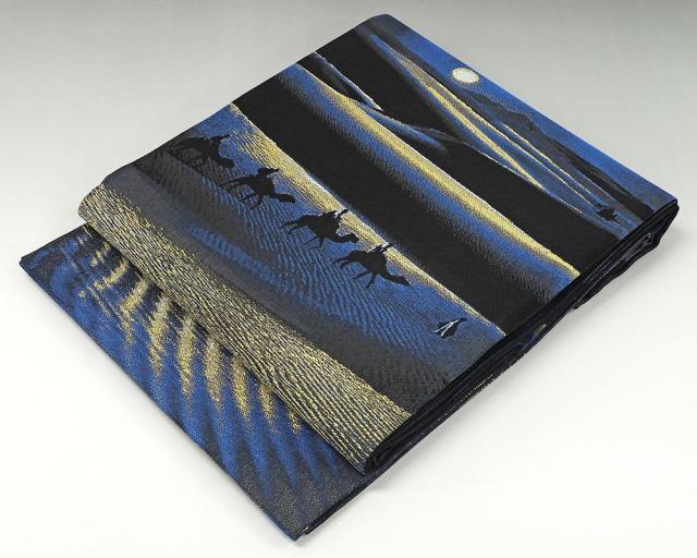 袋帯 新品仕立済 正絹 西陣 大光謹製 シルクロード模様 袋帯 新品