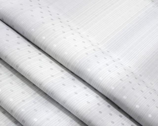 長襦袢 新品 正絹 縦縞模様 綸子ぼかし 長襦袢 絹 反物 未仕立 着物 i1251