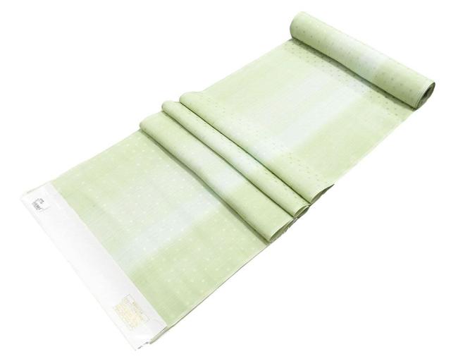 長襦袢 新品 正絹 縦縞模様 綸子ぼかし 長襦袢 絹 反物 未仕立 着物 i1252