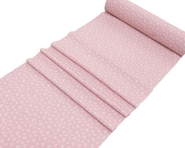 小紋 反物 ポリエステル 市田ひろみ好み 菊花模様 洗える着物 新品 未仕立