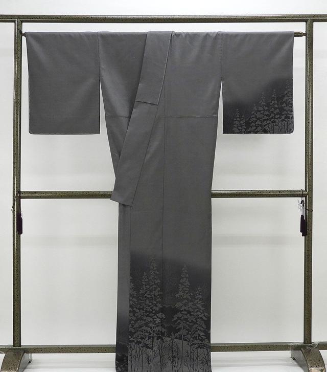 単衣 訪問着 新品仕立済 正絹 本しぼ絣 庭野鵬雪 紬訪問着 新品 仕立て上がり 着物 単衣 訪問着 新品仕立済 正絹 本しぼ絣 庭野鵬雪 紬訪問着 新品 仕立て