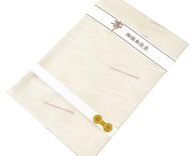 夏物 名古屋帯新品仕立済 正絹 夏物 京都イシハラ謹製 霞幾何文様 紗