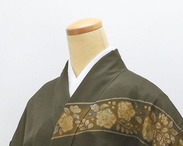 訪問着 正絹 絞り 辻が花 身丈160cm 裄丈64.5cm 美品 中古 リサイクル 着物