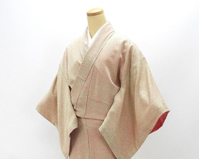 小紋 未使用 正絹 京友禅作家 松井青々作 身丈163cm 裄丈63.5cm 小紋 