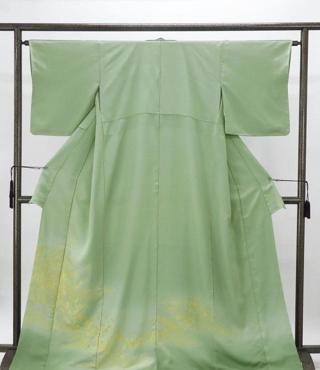 色留袖 未使用 正絹 寿光織 蔦 身丈167cm 裄丈63.5cm 紋なし 未着用 美品 新古品 未使用品 着物 フォーマル レディース f4025