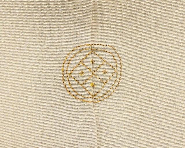 色留袖 未使用 正絹 本加賀友禅 西尾翠峰作 身丈160cm 裄丈65cm 丸に角立四ツ目 一つ紋 未着用 新古品 着物 フォーマル レディース f4044_7