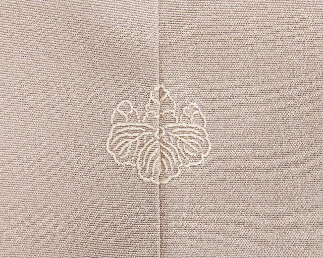 色留袖 正絹 四季花 地紙 身丈165cm 裄丈69cm 五三桐 一