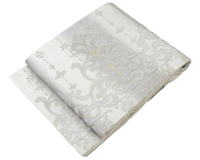 袋帯 新品仕立済 西陣 華翔苑謹製 唐花模様 袋帯 難あり 新品 仕立て