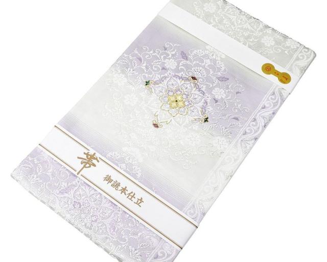 袋帯 新品 仕立て上がり 螺鈿作家 藤本隆士作 西陣 華翔苑謹製 ブラックダイヤ 袋帯 小難あり 新品仕立済 パーティー g2925_3