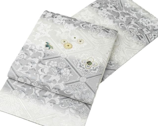 袋帯 新品 仕立て上がり 螺鈿作家 藤本隆士作 西陣 華翔苑謹製 ブラックダイヤ 袋帯 小難あり 新品仕立済 パーティー g2926 袋帯 新品 仕立て上がり 螺鈿作家 藤本隆士作 西陣 華翔苑謹製