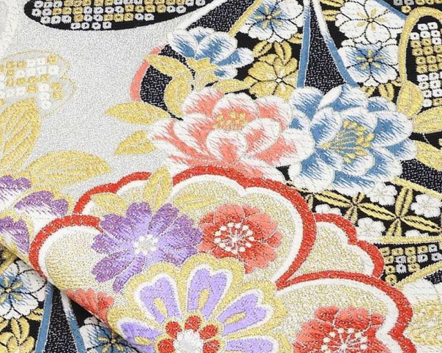 袋帯 新品 仕立て上がり 西陣 大光謹製 桜 菊花 吉祥 袋帯 新品仕立済