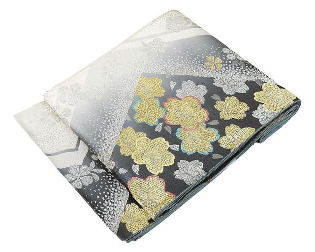 袋帯 交織 桜 振袖用 リサイクル 中古 フォーマル 礼装用 パーティー 着物 g4168 袋帯 交織 桜 振袖用 リサイクル 中古 フォーマル 礼装用 パーティー