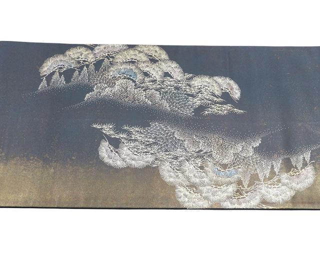袋帯 正絹 金彩友禅 和田光正作 清水寺 風景 礼装用 フォーマル 美品 中古 リサイクル 仕立て上がり 着物 g4252