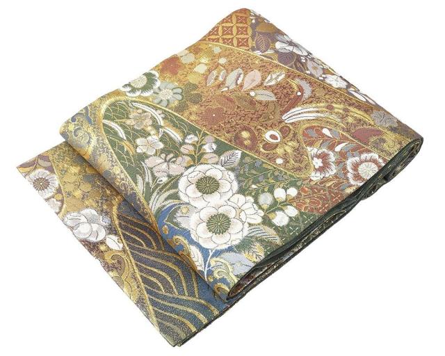 袋帯 正絹 辻が花 礼装用 フォーマル 良品 リサイクル 中古 仕立て