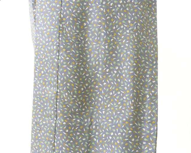 長襦袢 正絹 野菜 ピーマン 大根 茄 身丈122cm 裄丈61.5cm 美品
