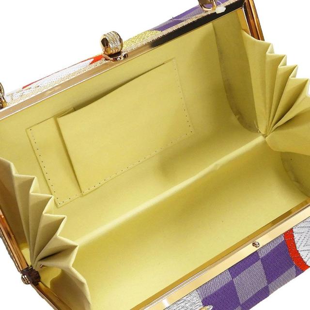 草履 バッグ 振袖用 草履バッグセット フリーサイズ 振袖 成人式 エナメル 帯生地 二枚芯 和装 着物 新品 n6042_4