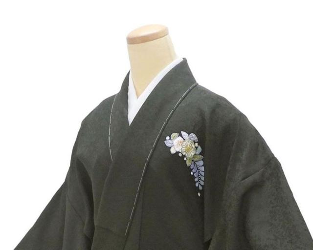単衣 訪問着 新品 仕立上がり 正絹 辻が花 身丈165cm 裄丈68cm 仕立済 着物 wb5031_4