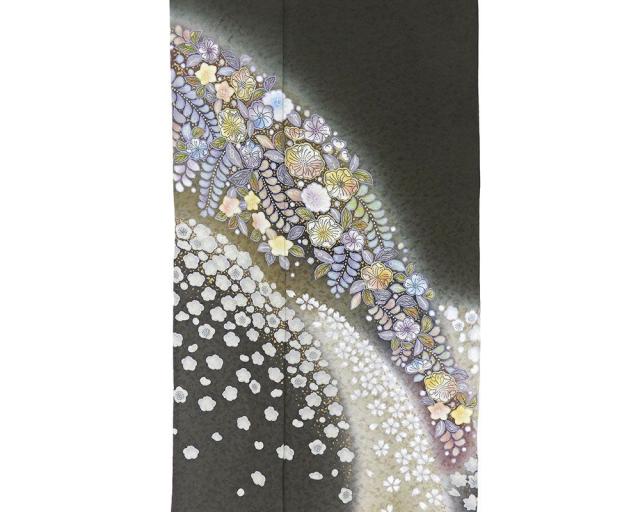 単衣 訪問着 新品 仕立上がり 正絹 辻が花 身丈165cm 裄丈68cm 仕立済 着物 wb5031_5