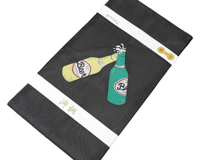 夏帯 名古屋帯 新品 仕立て上がり 西陣 織紫苑謹製 ビール 枝豆 紗名古屋帯 夏 夏用 夏物 y2979_2