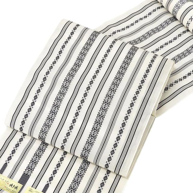 博多八寸名古屋帯（三献上）井上絹織 未仕立 博多帯 博多八