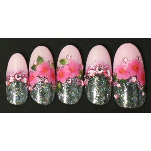 Re Cue ネイルシール Hb 2 ハイビスカス ピンク ネイルアート