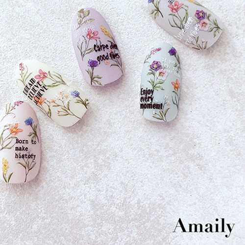 Amaily ネイルシール No 2 23 メッセージロゴ ネイルアート ネイルシール セルフネイル ネイルパーツ ジェルネイル ネイル用品 の通販はau Pay マーケット ネルパラ 春の新色発売 21 3 11