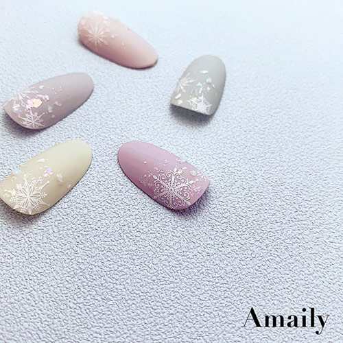 Amaily ネイルシール No 3 33 雪の結晶2 白 ネイルアート ネイルシール セルフネイル ネイルパーツ ジェルネイル ネイル用品 の通販はau Pay マーケット ネルパラ 春の新色発売中